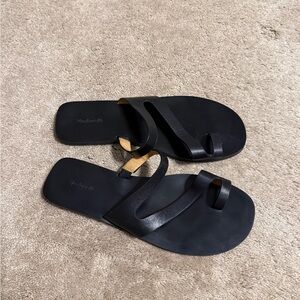 Madewell Gabi Leather Asymmetric Sandal